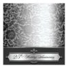 25Th Wedding Anniversary Chic Invitations Square Invitation Card
