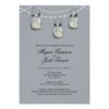 3 Hanging Mason Jars - Engagement Party Invitation Card