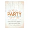 Glitter Look Bachelorette Party Invitation Card