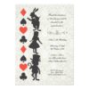 Alice In Wonderland Cards Tea Party Birthday Invitation Card