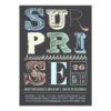 Art Deco Surprise Party Adult Birthday Invitation Card