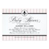 Baby Shower Invitation | Paris France Theme Invitation Card