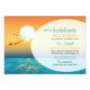 Bachelorette Party At The Beach Party Ocean Sunset Invitation Card