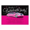 Bachelorette Party Girls' Night Out | Stretch Limo Invitation Card