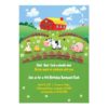 Barnyard Farm Kids Birthday Invitation Card