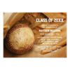Baseball Graduation Announcement Invitation Card