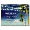 Beach Blue Ombre Save The Date Postcards