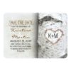 Birch Tree Rustic Save The Date Cards Invitation Card