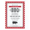 Birthday Party Invitations | Backyard Bbq Theme Invitation Card