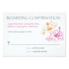 Boarding Pass Rsvp Card Invitation Card
