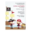 Boy And Girl Pirate Invitation Card