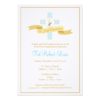 Boy First Communion Invitation - Blue Invitation Card