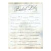 Bridal Libs Bachelorette Party Game Card (Elegant) Invitation Card