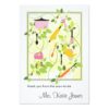 Bridal Shower Flat Thank You Card Invitation Card