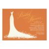 Bridal Shower Invitation | Elegant Wedding Gown Invitation Card