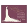 Bridal Shower Invitation | Elegant Wedding Gown Invitation Card