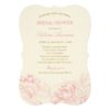 Bridal Shower Invitation | Pink Floral Peony Invitation Card