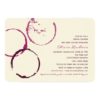 Bridal Shower Invitation | Wine Stain Rings Invitation Card