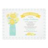 Bridal Shower Invitations | Mason Jar Bouquet Invitation Card