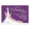 Bridal Shower Invitations With Wedding Dress Invitation Card
