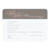Bridal Shower Well Wishes Cards Invitation Card