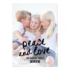 Brushed Charm Holiday Photo Cards Invitation Card
