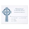 Celtic Cross Rvsp Card Invitation Card