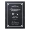 Chalkboard Elegant Key Housewarming Party Invitation Card