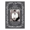 Chalkboard Photo Graduation Invitation Card