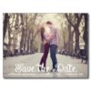 Chalkboard Save The Date Announcement Postcard