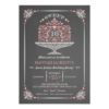 Chalkboard Sweet Sixteen Lacy Cake Invitation Card