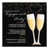 Champagne & Bubbles Engagement Party Invitation Square Invitation Card