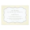 Chevron Stripes Surprise Party Invitation Card