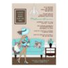 Chic Modern Mom Baby Shower Invitation Card