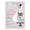 Chic Pink Modern Bride Contemporary Bridal Shower Invitation Card