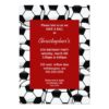 Childrens Soccer Birthday Party Invitation Card