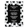 Childrens Soccer Birthday Party Invitation Card