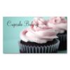 Chocolate Cupcakes Pink Vanilla Frosting Double-Sided Standard Business Cards (Pack Of 100)