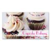 Chocolate Cupcakes Sprinkles Vanilla Frosting Double-Sided Standard Business Cards (Pack Of 100)