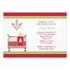 Christmas Crib Baby Shower Invitation Card