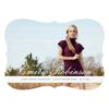 Classic Modern Grad Announcement Invitation Card
