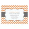 Contemporary Chevron Couples Bridal Shower Invitation Card