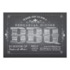 Country Chalkboard Bbq Rehearsal Dinner Invitation Card