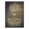 Country Rustic Mason Jar Floral Engagement Party Invitation Card