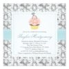 Cupcake Bridal Shower Invitations Square Invitation Card