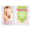 Cute Pink Polka Dots | Father'S Day Flat Card Invitation Card