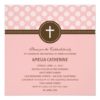 Delightful Dots Baptism/Christening Invitation Square Invitation Card