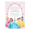 Disney Princess It'S A Girl Baby Shower Invitation Card