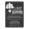 Eat Drink & Be Married Chalkboard Style Wedding Invitation Card