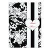 Elegant Damask Black&White Bridal Shower Invitation Card